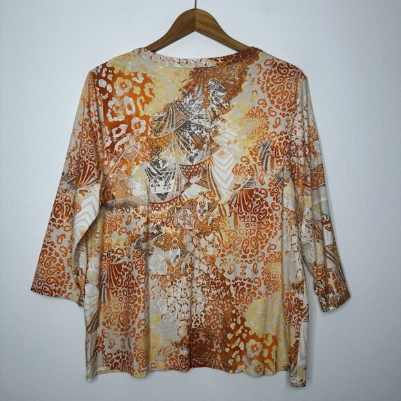 Chicos Tee Slub Cotton Large - Picture 3 of 9